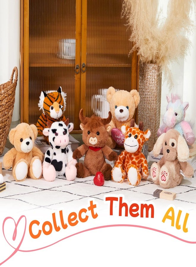 CozyWorld جرو كوزي وورلد المحشو، قابل لتسجيل نبضات القلب، 30 ثانية، مسجل صوت على شكل قلب، لعبة قطيفة ناعمة، هدية مثالية للأطفال في أعياد الميلاد ويوم الطفل. - Image 4